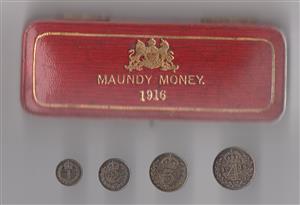 King George V 1916 Maundy set image 1